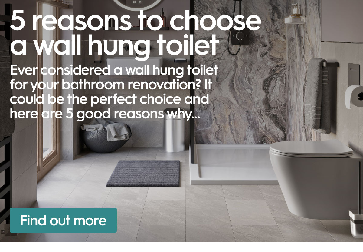 5 reasons to choose a wall hung toilet