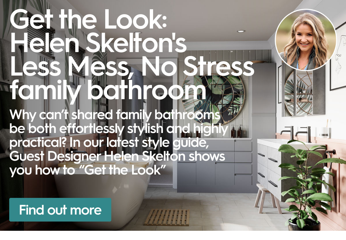 Get the Look: Helen Skelton's Less Mess, No Stress family bathroom